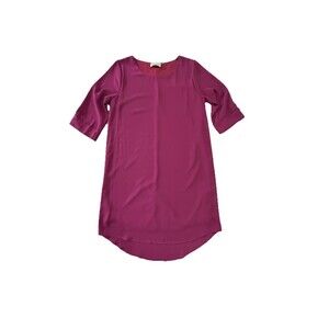 EVERLY Women’s fuscia Boutique Slip Dress Lined Made in USA Small NWT